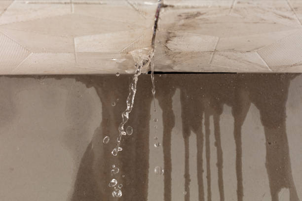 Professional Water Damage Inspection technician working in Munroe Falls, OH